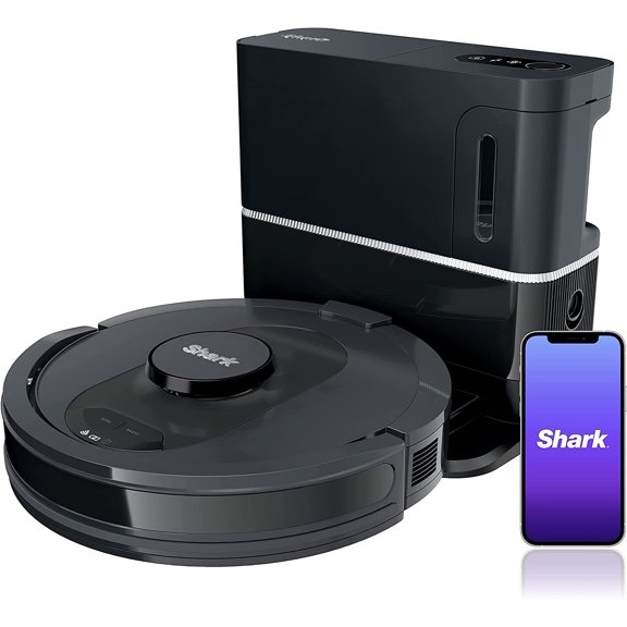 Open Box Shark AV2501S AI Robot Vacuum with HEPA Self Empty Base Bagless 30 Day Capacity