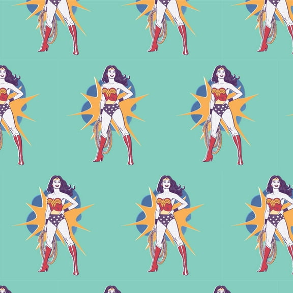 Wonder Woman Vintage Woman Premium Roll Gift Wrap Wrapping Paper