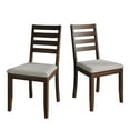 thumbnail image 4 of Castle Place Classic Wooden Dining Chair, Set of 2, Brown, 4 of 8