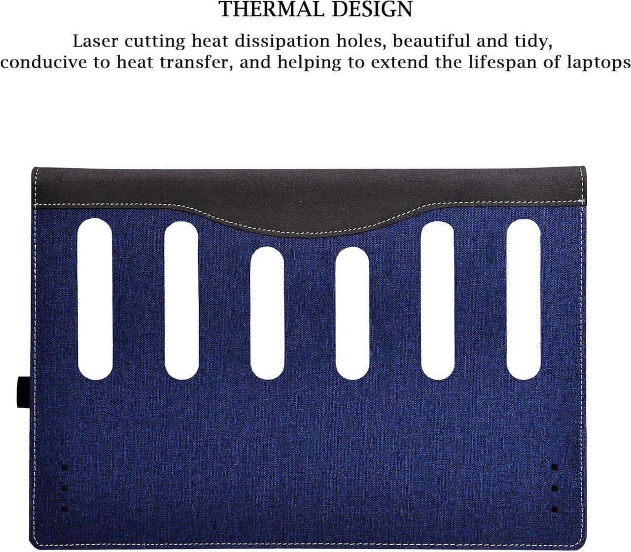 Laptop Case Cover for 14 inch Lenovo IdeaPad 5 2-in-1 14Q8X9 14AHP9 14IRH9 14IRU9 Sleeve,PU Leather Protective Bag Notebook PC Accessories
