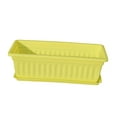 thumbnail image 2 of koolsoo Flower Pot Vegetable Planting Box Window Box Planter for Deck Porch Entrance Yellow, 2 of 9
