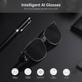 thumbnail image 3 of GJX AI Glasses,Instant Translation Smart Glasses,Built-In Speakers & R Mic Bluetooth Glasses for Women and Men,Sun Glasses with Voice Assistant,Voice Call,UV Polarized Lenses, 3 of 6