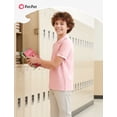 thumbnail image 7 of PatPat Boys Polo Shirts Short Sleeve Collared Button Placket School Tops7-8Y, 7 of 7