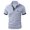 A-White833, variant on Bibifish Mens Polo Shirts Antler Stag Embroidery Contrast Accent Short Sleeve Shirts Classic Fit Business Wear Casual Tops