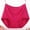 Hot Pink, variant on Women'S Cotton Underwear High Waist Plus Size Stretch Briefs Soft Menstrual Anti-Leakage Underpants Full Coverage PantiesBlackXXXXXL