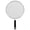 Slivery Black, variant on kiskick Splatter Screen - Ergonomic Handle - Rust-Proof Stainless Steel - Frying Pans Anti-Sputtering Mesh for Kitchen - Grease Splatter Guard