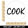 thumbnail image 2 of Cook Fun Text Self-Inking Rubber Stamp Ink Stamper - Red Ink - Large 1-1/2 Inch, 2 of 7