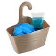 thumbnail image 3 of Taupe Hanging Shower Caddy Organizer Plastic Basket, 3 of 6