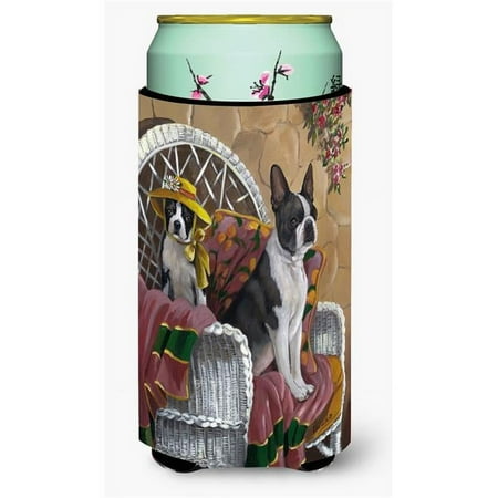 

22-24 oz Boston Terrier Patio Gems Tall Boy Hugger