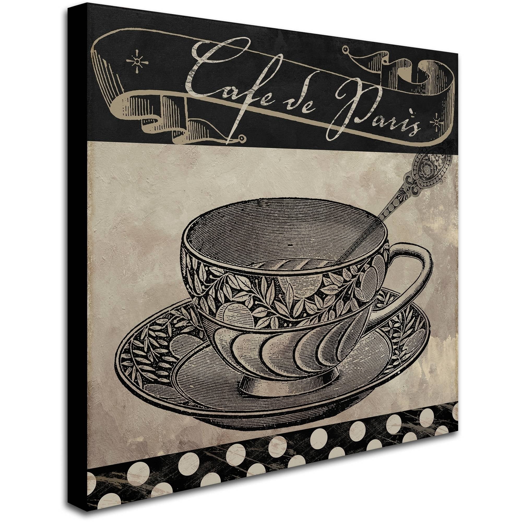 Trademark Fine Art "Bistro Parisienne IV" Canvas Art by Color Bakery