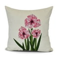 thumbnail image 2 of Amaryllis Floral Print Pillow, 2 of 2