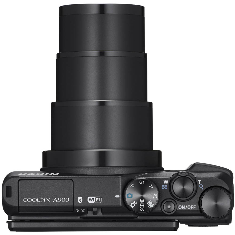 Nikon COOLPIX A900 20MP HD Digital Camera w/ 35x Optical Zoom  Built-in  Wi-Fi Black