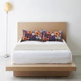 thumbnail image 6 of Yayeee Pillowcase Standard Size Set of 2 Satin Wrinkle Resistant Pillow Case, Purple Flowers, 6 of 7