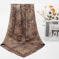 thumbnail image 4 of AWAYTR Women's Satin Silk Like Floral Head Square Scarves, 2 Piece, 4 of 6