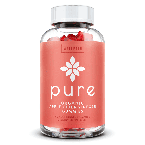WellPath Apple Cider Vinegar Appetite Control & Suppressants, Apple, 2 Gummies Per Serving, 60 Count