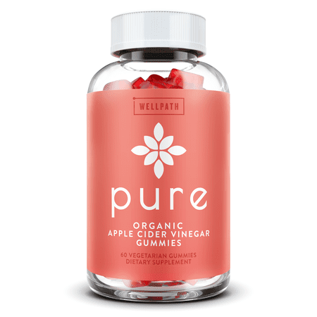 WellPath Apple Cider Vinegar Appetite Control & Suppressants, Apple, 2 Gummies Per Serving, 60 Count