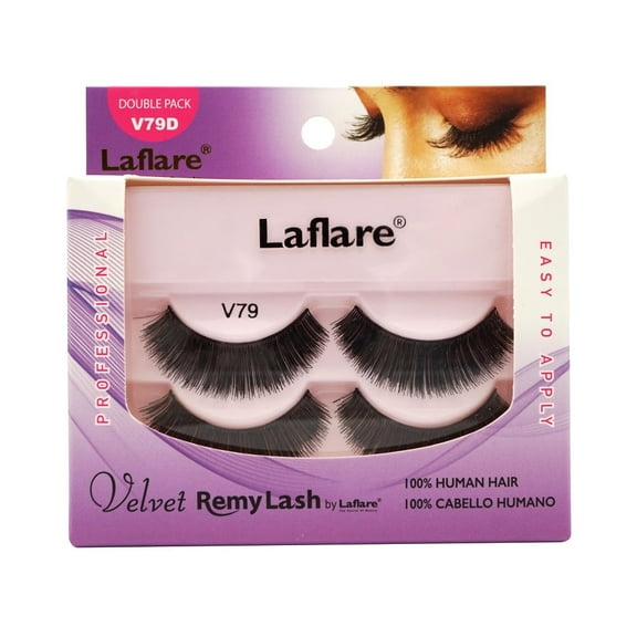 LAFLARE Velvet Remy Lash Double Pack - V79D