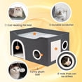 thumbnail image 3 of Temporizador de temperatura ajustable Heeyoo para gatos con calefacción para interiores, 3 of 8