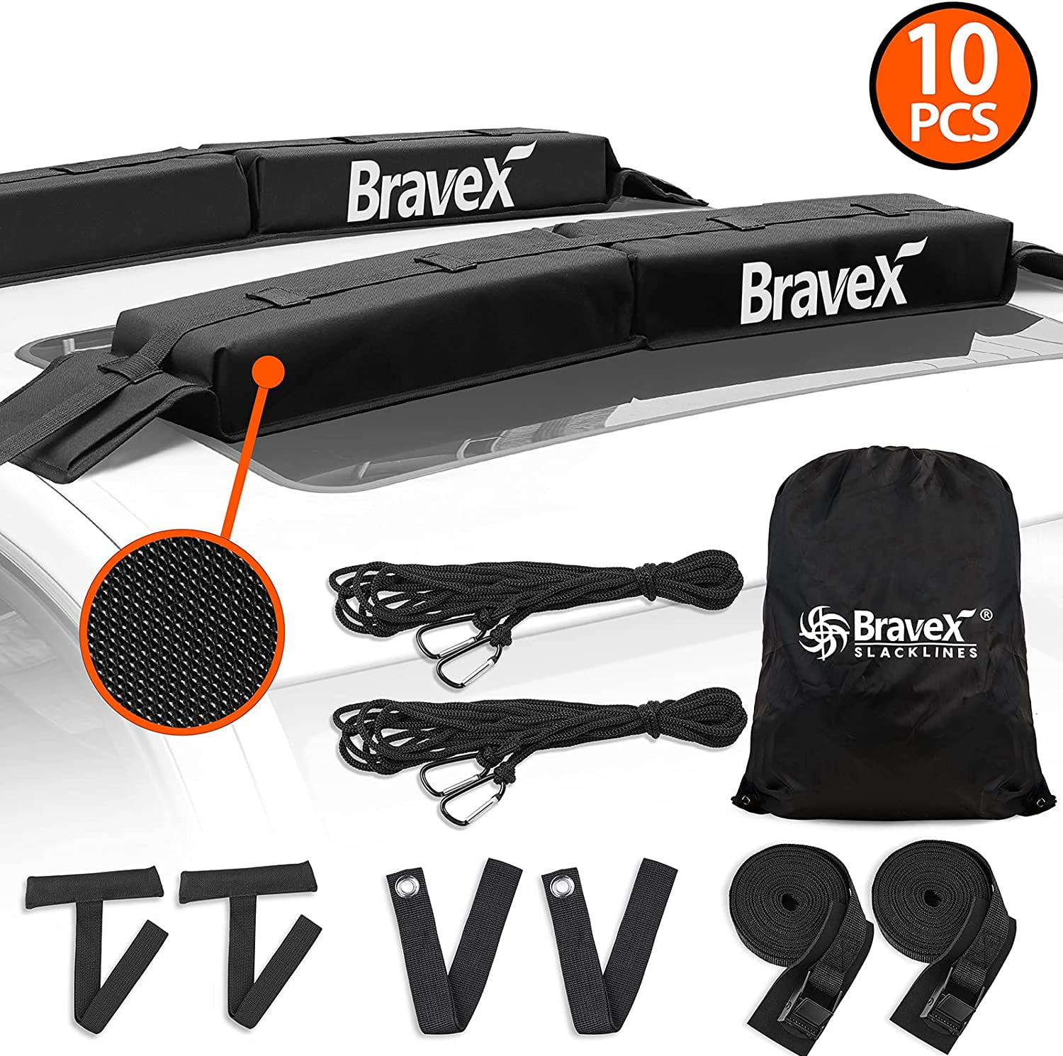 Universal Car Soft Roof Rack Pads, Folding Uruguay Ubuy