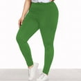 thumbnail image 2 of Seductiva YOGA Lightweight Women's Solid Color Fashionable Casual Sports Lifting High Yoga Pants Plus Size High Waist Yoga Pants Workout Comfy 1PC, 2 of 5