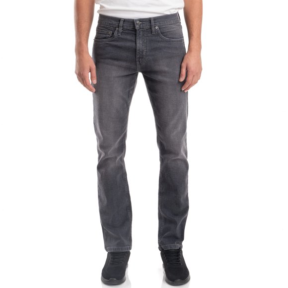 Urban Star Mens Jeans Relaxed Fit – Straight Leg Stretch Jeans for Men – Ultimate Comfort Superflex Pants Grey 40W x 30L
