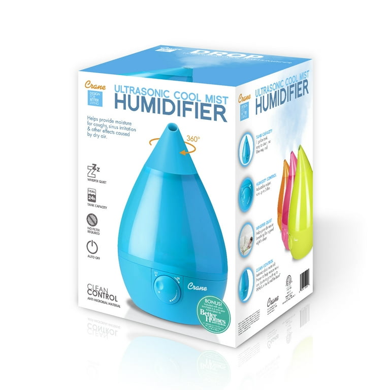 Crane 1 Gallon Cool Mist Humidifier ideal for Bedroom, Baby Crane 1 Gallon Cool Mist Humidifier ideal for Bedroom, Baby