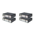 thumbnail image 2 of kurtrusly 2pcs/set Large Capacity Storage Bags For Closet Organization Reinforced HandleThe Handle Of Storage Gray 2Set, 2 of 6