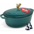 thumbnail image 1 of Olla holandesa ovalada de hierro fundido esmaltado MUELLER HOME de 5,5 qt, 1 of 8