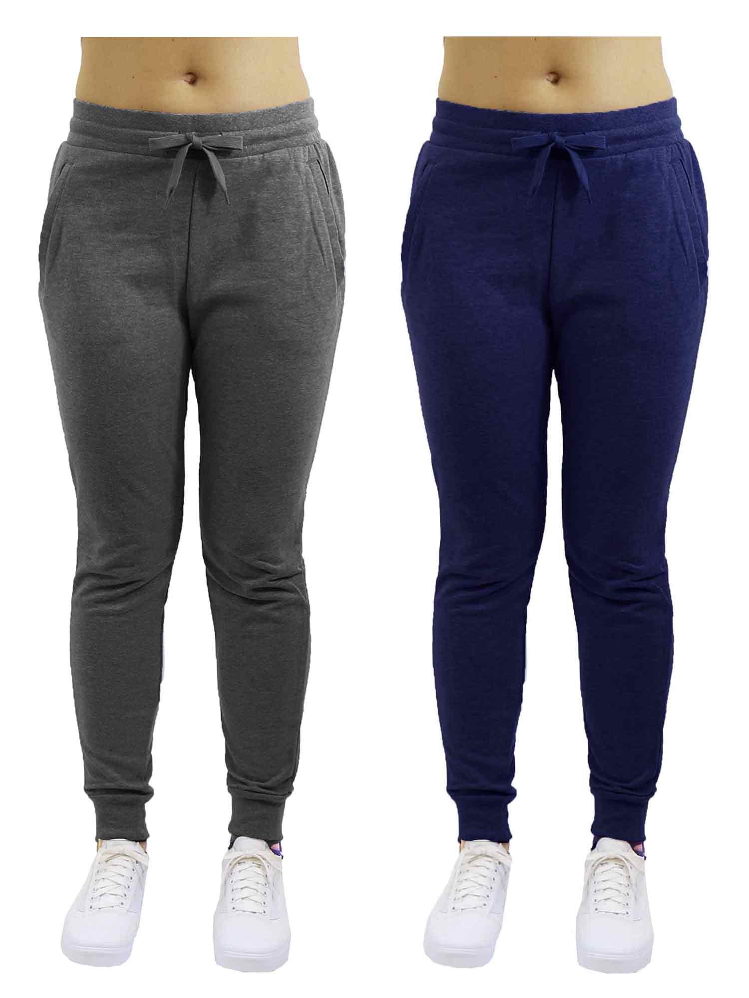 Real Love Girls’ Sweatpants 2 Pack Basic Active Fleece Joggers Size: 7-16 