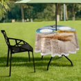 thumbnail image 7 of Coolnut 60" Beach Outdoor Tablecloth with Umbrella Hole and Zipper, Waterproof Round Tablecloth for Party,Patio,Picnic,Holiday Dinner,Summer, 7 of 7