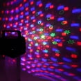 thumbnail image 4 of Luz estroboscópica de escenario portátil 3 modos de trabajo luces de fiesta RGB luces de discoteca para DJ recargable por USB para banquetes para reuniones familiares Anggrek Otros, 4 of 8