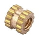 thumbnail image 5 of M2 Brass Cylinder Knurled Round Molded in Insert Embedded Nuts (M2*4*3.5; 100pcs), 5 of 5