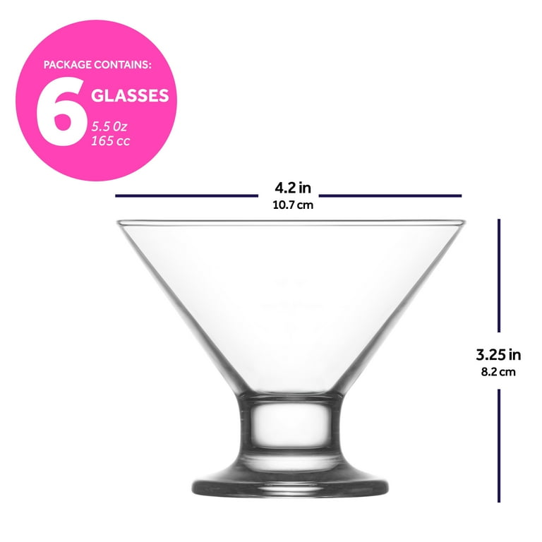 Misket Margarita Cocktail Glass 6-Piece Set