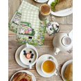 thumbnail image 4 of Spring Easter Kitchen Dish Towels for Drying Dishes Set of 2, Easter Eggs Bunny Truck Botanical Green Plaid Waffle Weave Microfiber Hand Tea Bathroom Towels Quick Dry & Absorbent Towel 15.7x23.6, 4 of 7