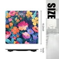 thumbnail image 2 of Bathroom Scale, Highly Accurate Digital Body Scale,Precisely Measures Weight up to 400 lbs-Vibrant And Colorful Pattern Featuring Various Flowers In Bright Colors, 2 of 4