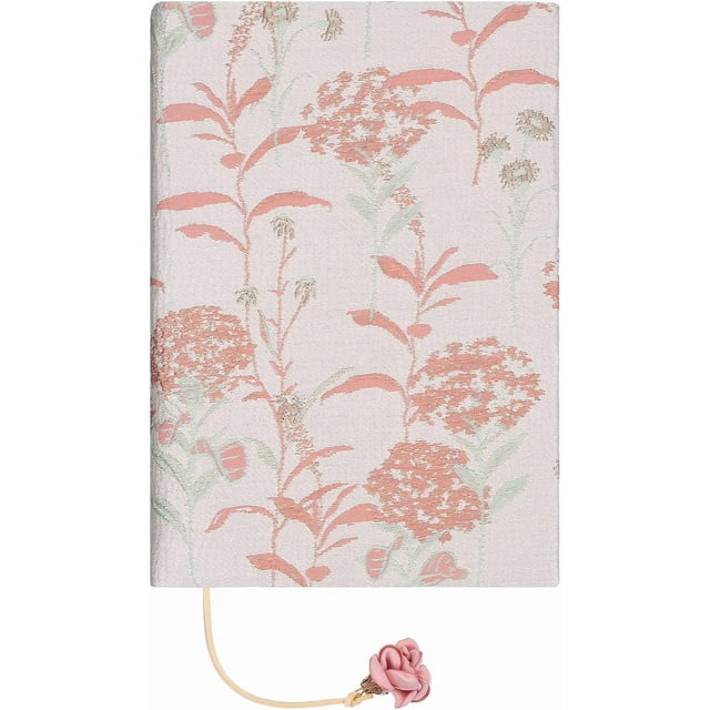 HUGFEGWE Book Cover Sleeve Paperback Protector: Book Covers for Hardcover - Soft Cloth Book Protector with Flower Pattern - Adjustable Book Sleeve for Notebook Bible Planner Book Lovers Accessories