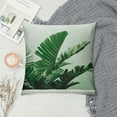 thumbnail image 2 of Nawypu  Summer Style Home Decorative Throw Pillow Covers Vintage Tropical Green Leaves Cushion Case Plant Palm Monstera Leaf Pillowcase, 2 of 5