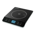 thumbnail image 1 of Crux Portable Induction Cooktop, Electric Hot Plate, Programmable Single Burner with Touchscreen LCD Display, Temperature Control, and Auto Shut Off,, 1 of 3