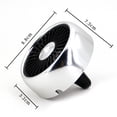 thumbnail image 3 of Ventilador de circulación de aire Micro USB Mini enfriador de ventilador de automóvil (consola central plateada), 3 of 3