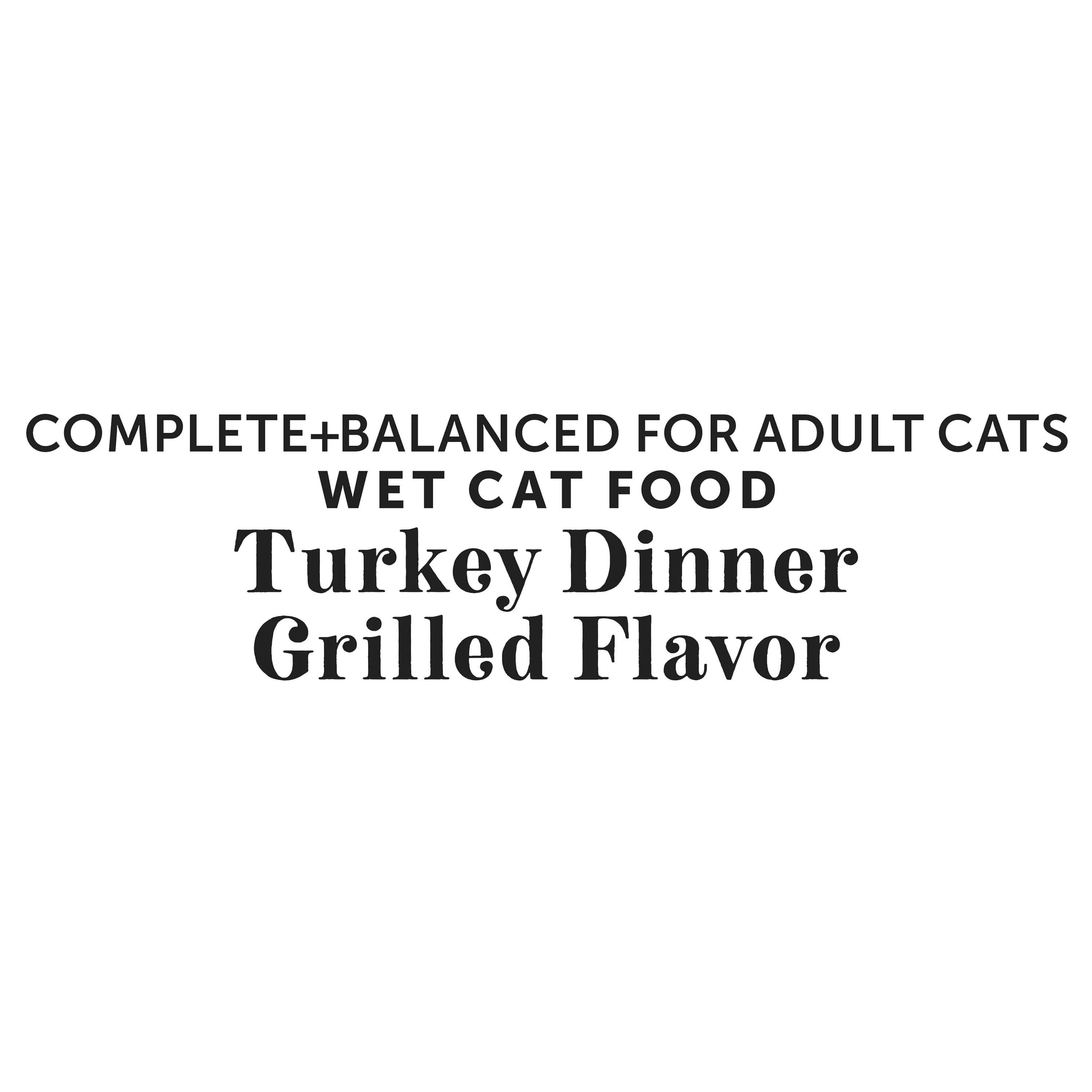 Vibrant Life Turkey Dinner Grilled Flavor Cuts in Gravy Wet Cat Food, 3 oz Can