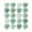 Green, variant on Stcellnmex 20 Pcs 0.8 Inch Clear Quartz Heart Healing Stone Bulk Polished Natural Crystal for Meditation Energy Balance Gift for Women