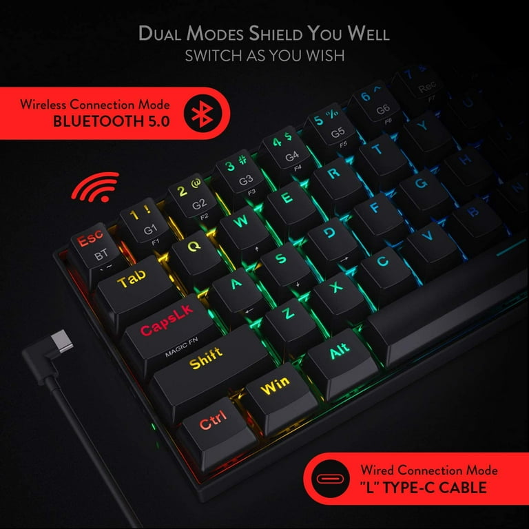 Redragon K530 PRO DRACONIC Wireless 60% Mini RGB Mechanical Keyboard –  Redragonshop