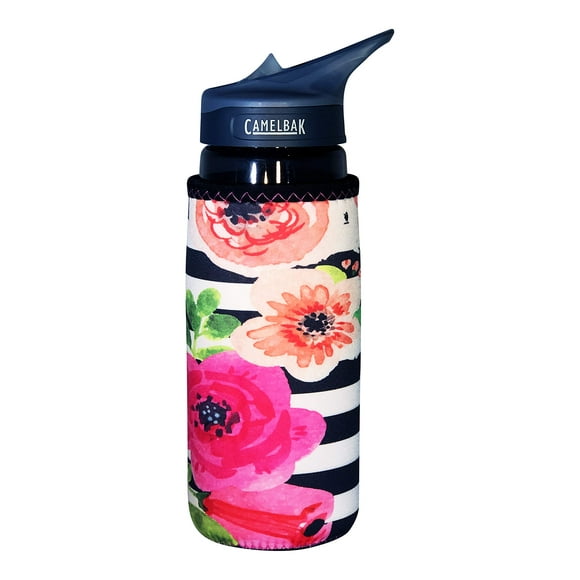 Koverz Neoprene 24-30 oz Water Bottle Insulator Cooler Coolie - Tres Chic