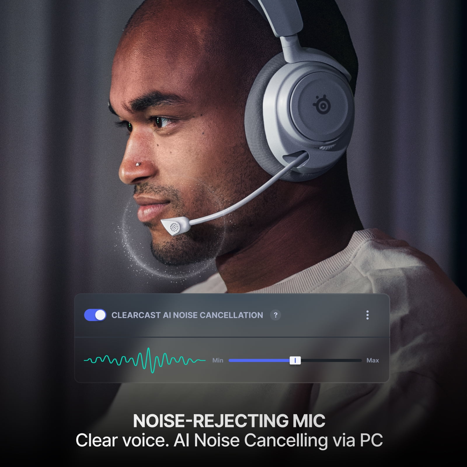 SteelSeries Arctis Nova 7 Wireless Gen 2 Multi-Platform Gaming Headset — Real-Time App Control — 50+ HR — Mixable 2.4GHz/Bluetooth — PC, PS5, PS4, Switch 1/2, Mobile — Black