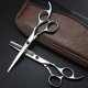 thumbnail image 2 of Juego de tijeras profesionales para cortar el cabello de 15 cm con tijeras de entresacar para barbería y estilismo., 2 of 5