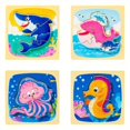 thumbnail image 5 of 4.33 * 4.33 Inch/11.0 * 11.0 Cm 3D Puzzle, Puzzle Toy For Children, Early Education, Cartoon Animal Cognitive Puzzle, 5 of 5