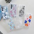 thumbnail image 2 of Allytech Clear Case for Samsung Galaxy S22 Ultra, Slim Fit Lightweight Soft TPU Cover with Stylish Flower Pattern, Shockproof Non-Yellowing Protective Phone Case for Women Girls, Flower-B, 2 of 8