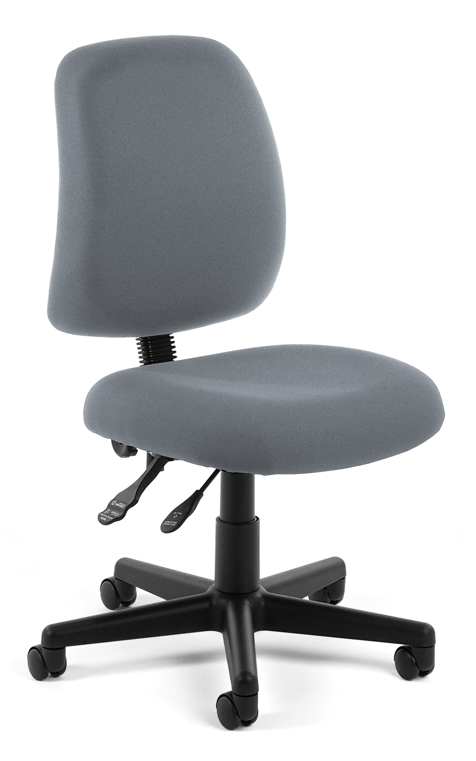 Office furniture GRAY Model 118-2 Posture Series Armless Fabric Swivel