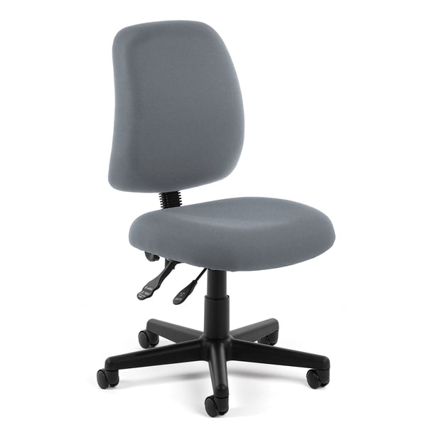 Office furniture GRAY Model 118-2 Posture Series Armless Fabric Swivel