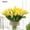 Yellow, variant on Morttic 5/10Pack Artificial Tulip Flowers 13.5 Inch PU Real Touch Tulip Bouquet Flowers Bridal Bouquets for Home Kitchen Wedding Office Party Decorations (Yellow,5pcs)
